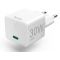 Hama Super Mini univerzális hálózati töltő, USB Type-C, PD, QC, 30W, fehér (201982)